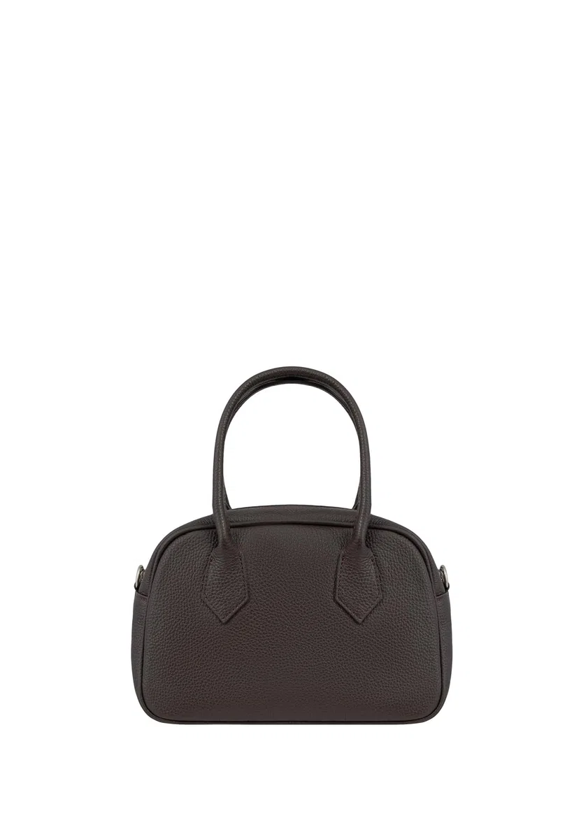 RYLKO damska torebka typu bowling Crossbody, brązowa